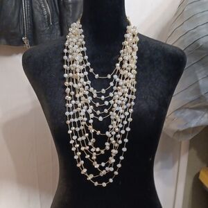 Elegant Multi-Layer Beaded Necklace